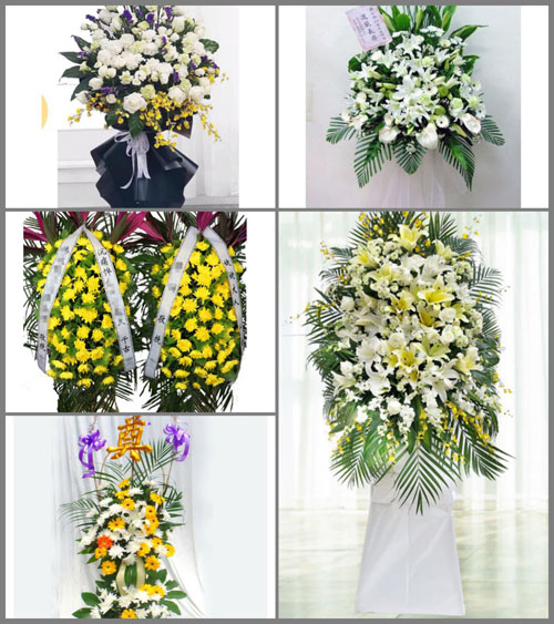 广西崇左龙州县下冻镇白事花篮预定